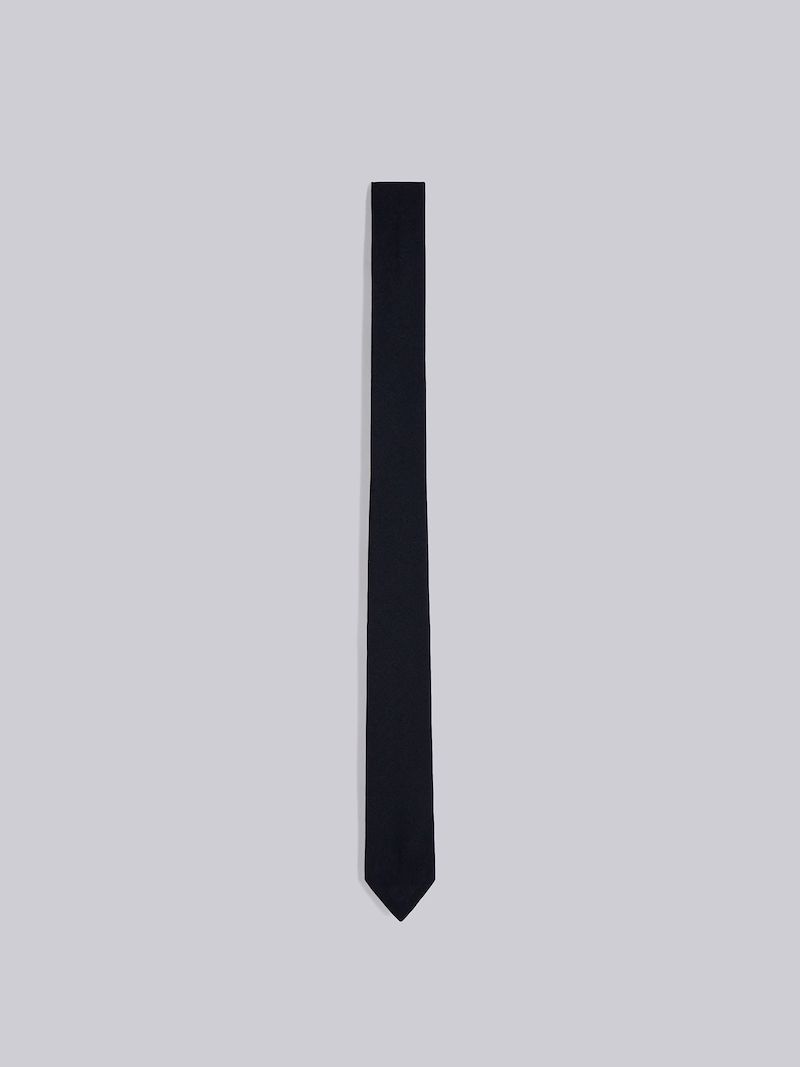 Navy School Uniform Plain Weave Classic Necktie
