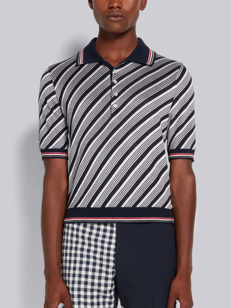 cotton silk polo