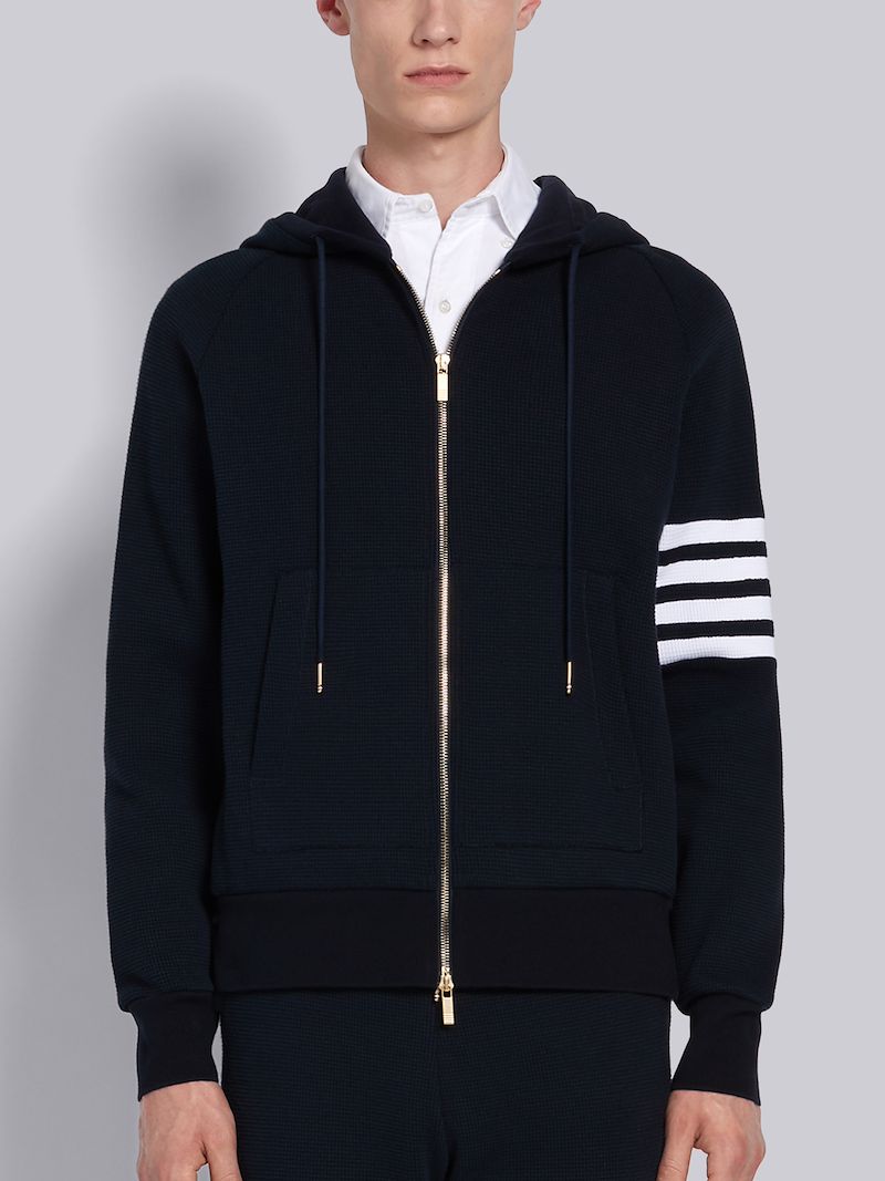 THOM BROWNE Men Women Round neck hoodie Sweatshirt coat THOM BROWNE Men Women Round neck hoodie Sweatshirt coat