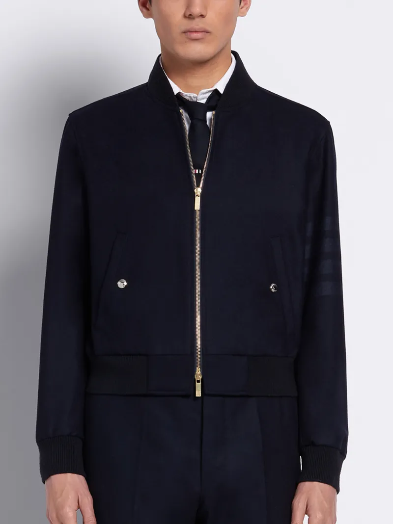 Thom Browne Men's Button Up Blouson Jacket