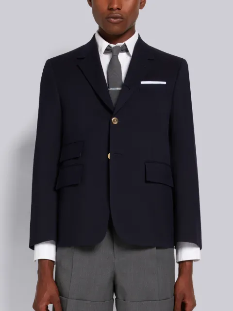 Plain Weave 4-Bar High Armhole Sport Coat | Thom Browne