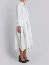 Necktie Shirt Dress Sleeve In Oxford