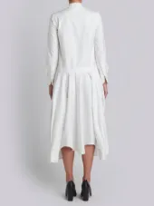 Necktie Shirt Dress Sleeve In Oxford