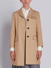Overcoat In Khaki Mackintosh