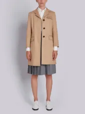 Overcoat In Khaki Mackintosh