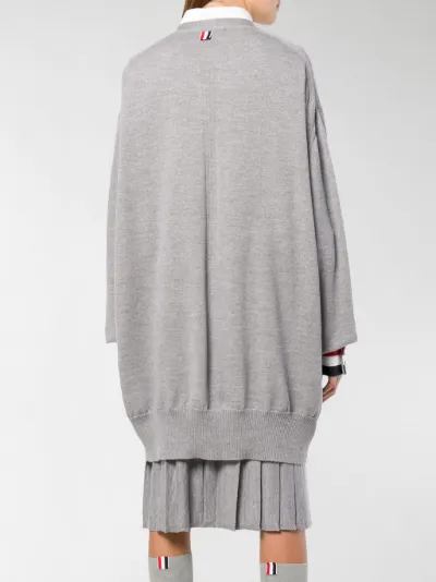 thom browne oversized cardigan