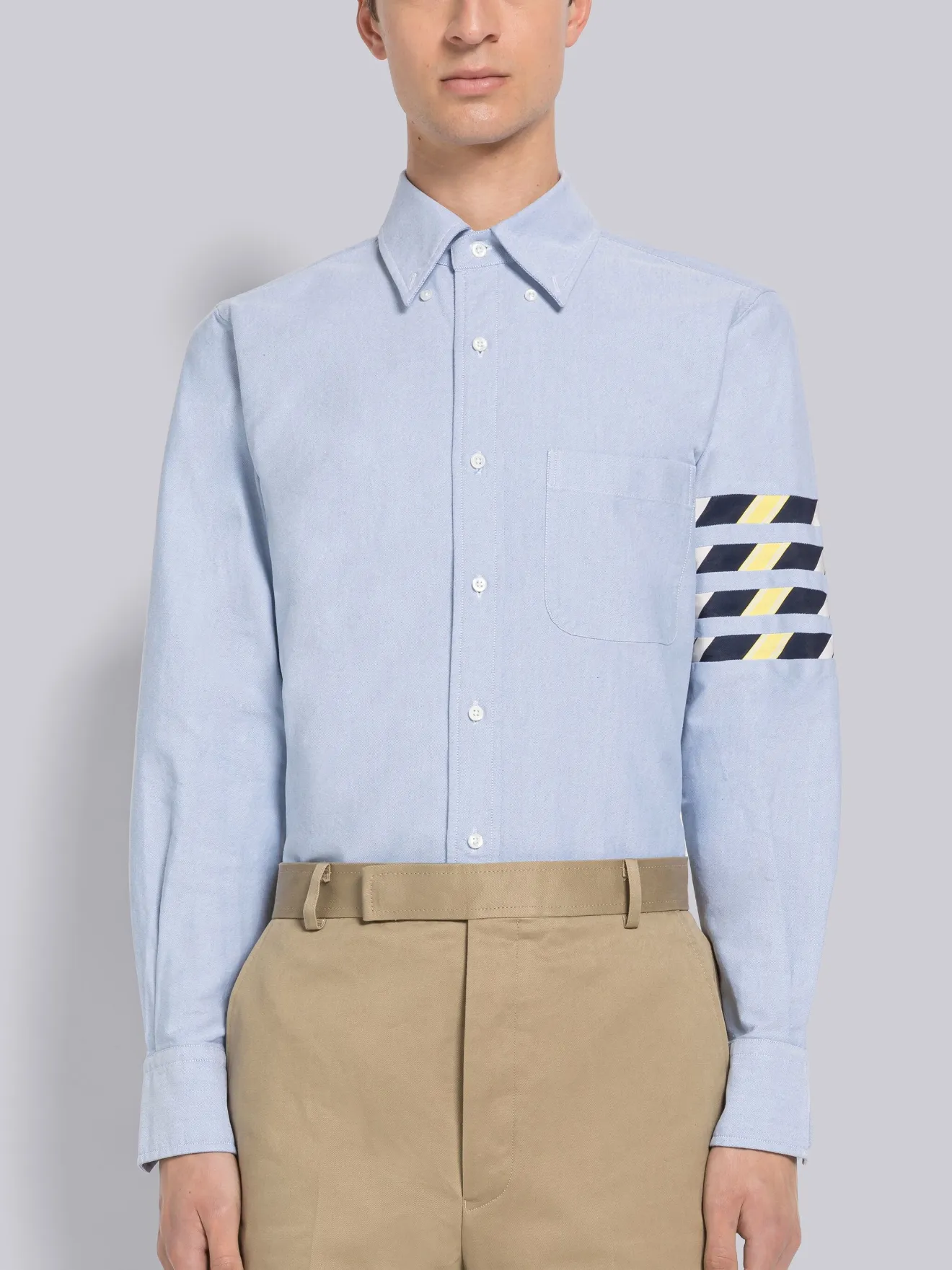 Oxford 4-Bar Straight Fit Shirt | Thom Browne