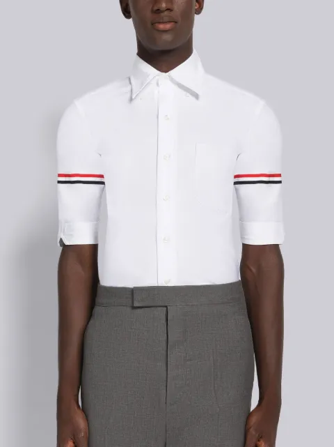 MADRAS COTTON ARMBAND SHIRT | Thom Browne