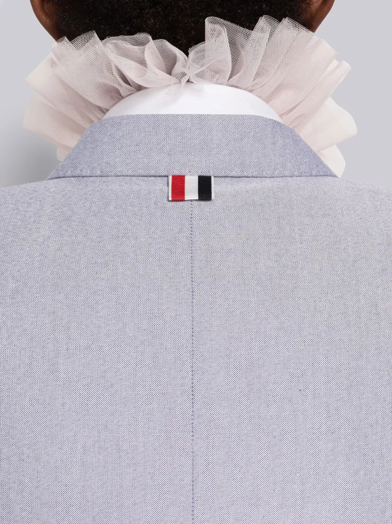 Oxford Roped Shoulder Sport Coat Thom Browne