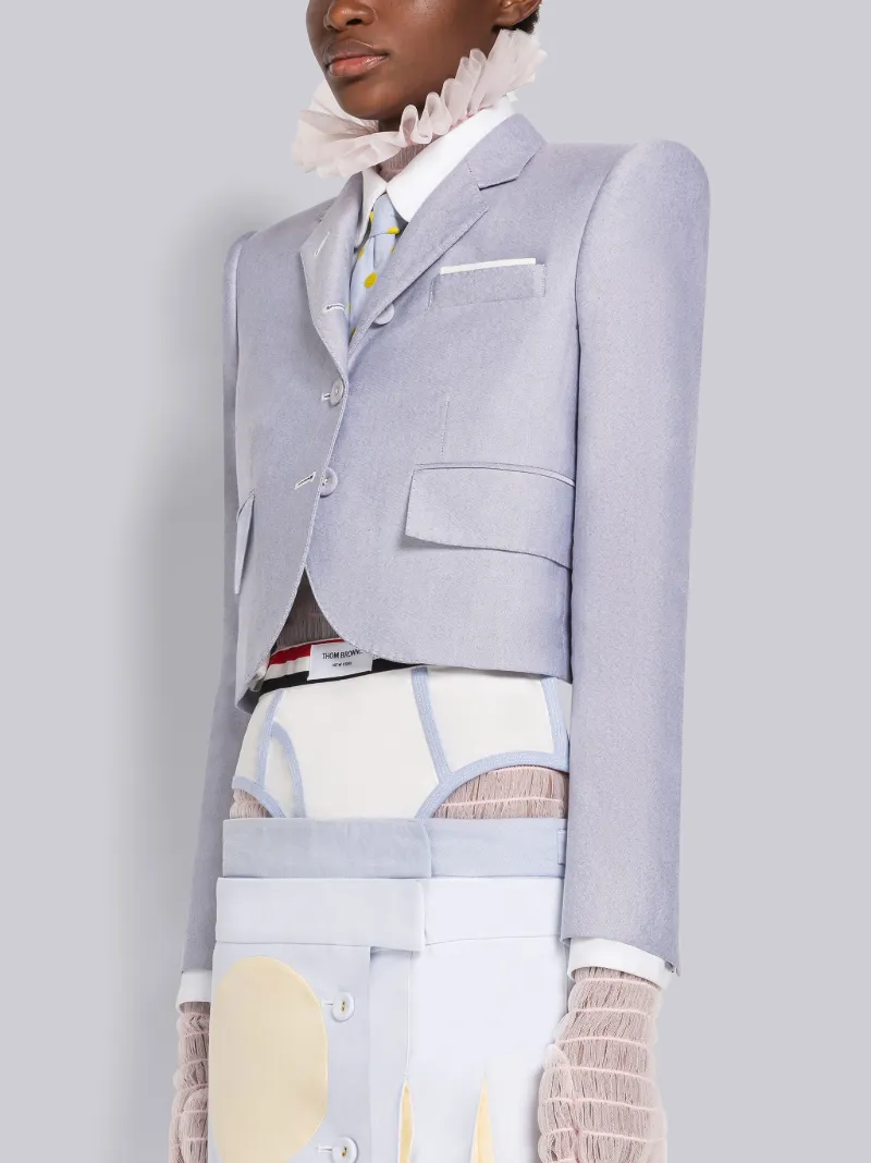 Oxford Roped Shoulder Sport Coat Thom Browne