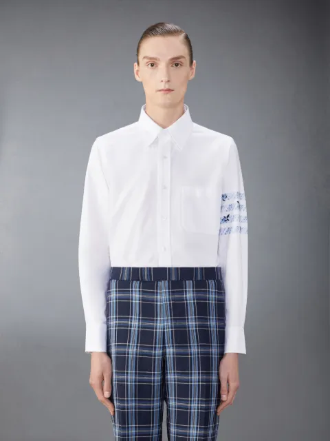 Cotton 4-Bar Oversized Shirt | Thom Browne 