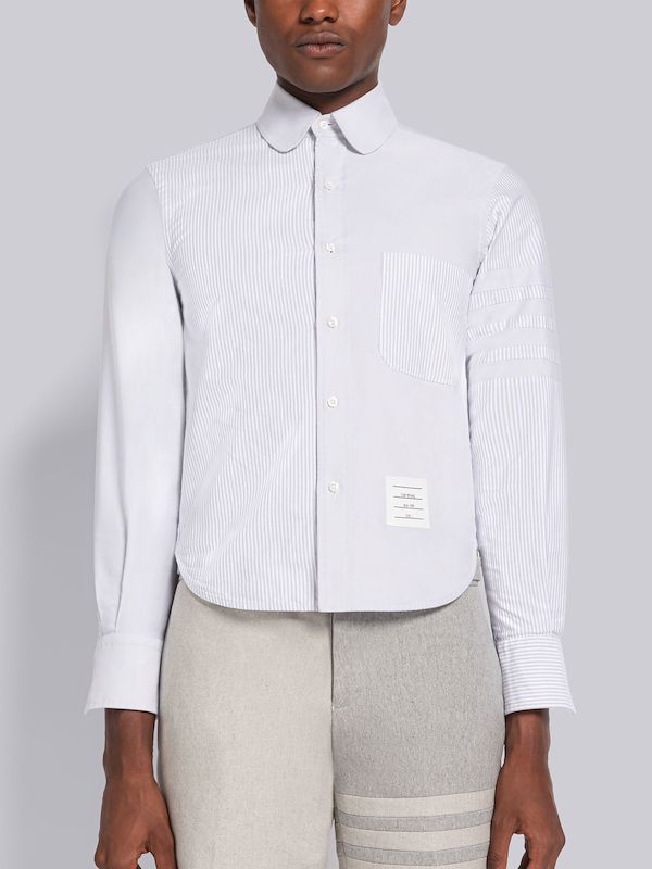 Oxford Round Collar 4-Bar Shirt