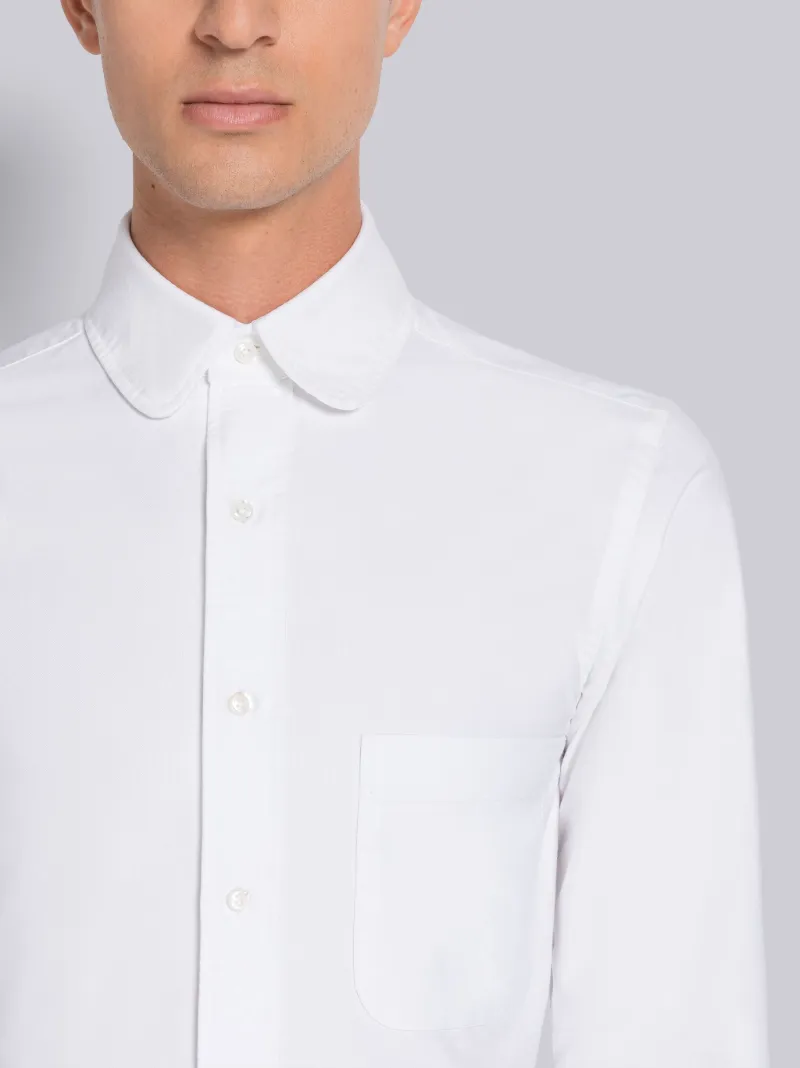 OXFORD ROUND COLLAR NARROW FIT LONG SLEEVE SHIRT
