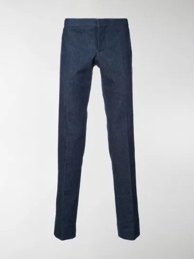 Thom Browne - Pantaloni skinny in denim