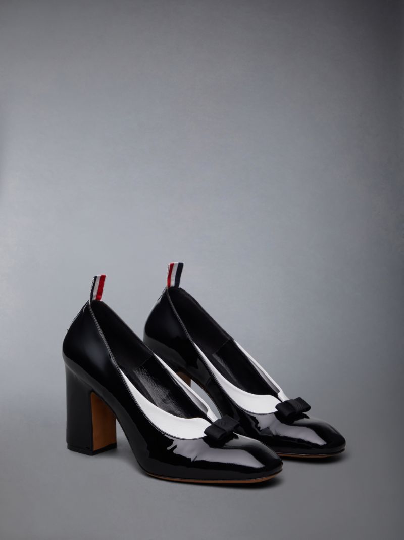 Patent leather court shoes hotsell