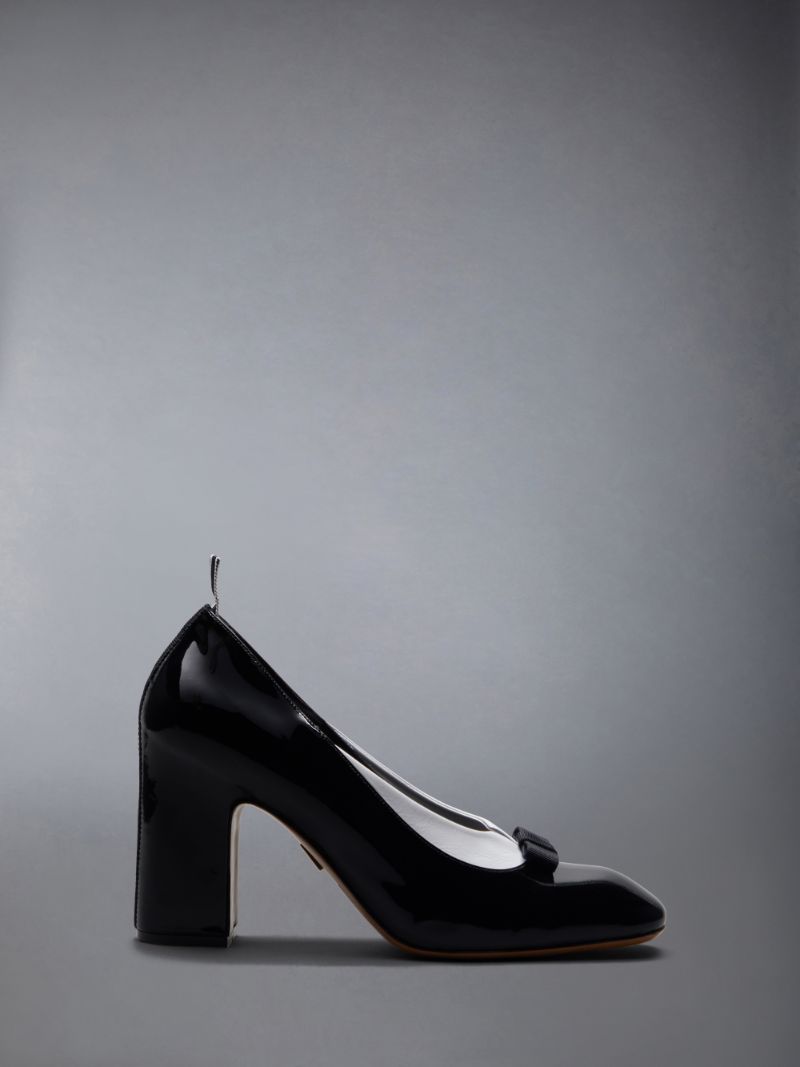 Black patent stiletto court shoes best sale