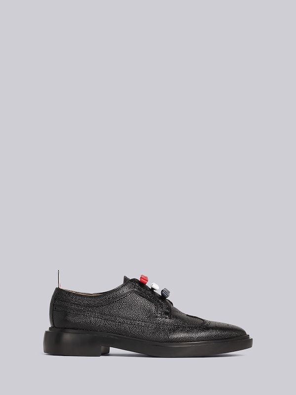 Pebble Grain 3-Bow Longwing Brogue