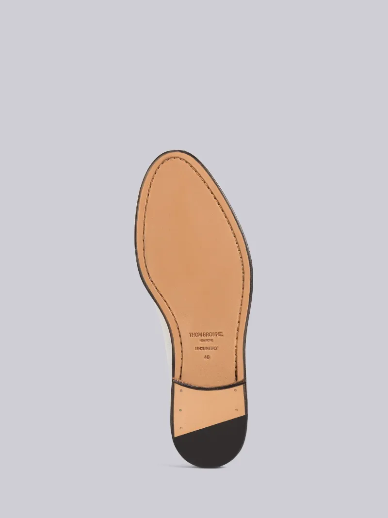 Pebble Grain Ankle Strap Court Shoe