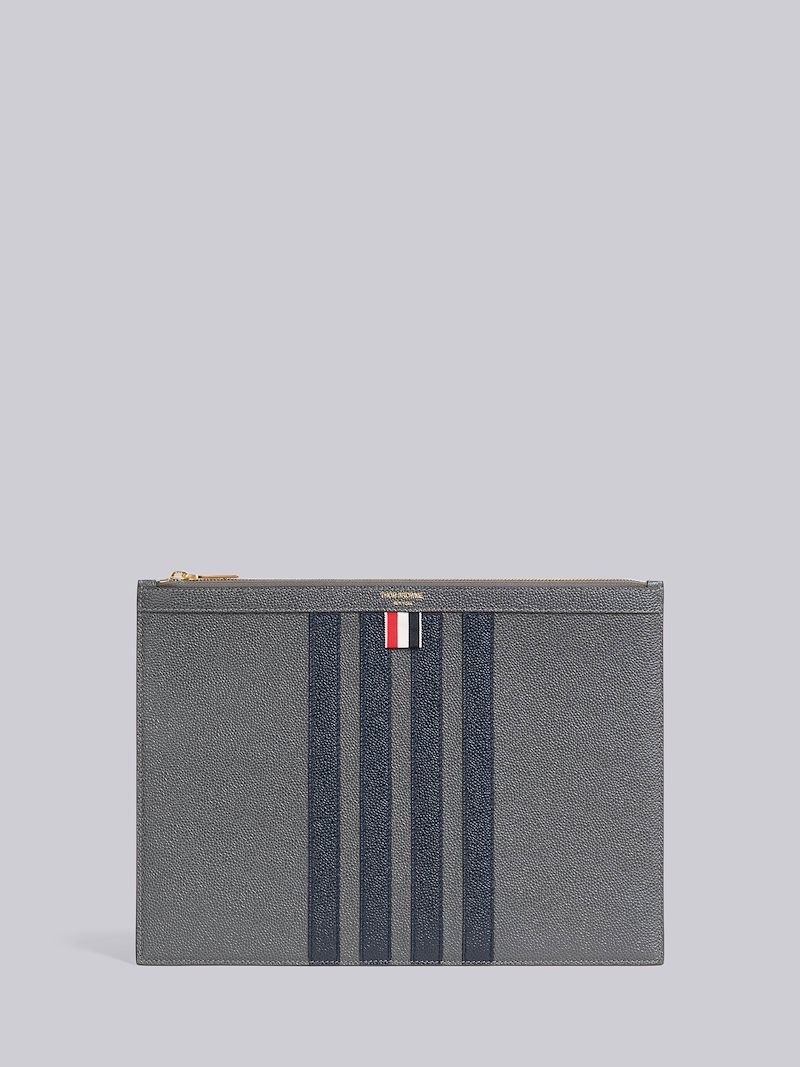 Pebble Grain Leather 4-Bar Medium Document Holder