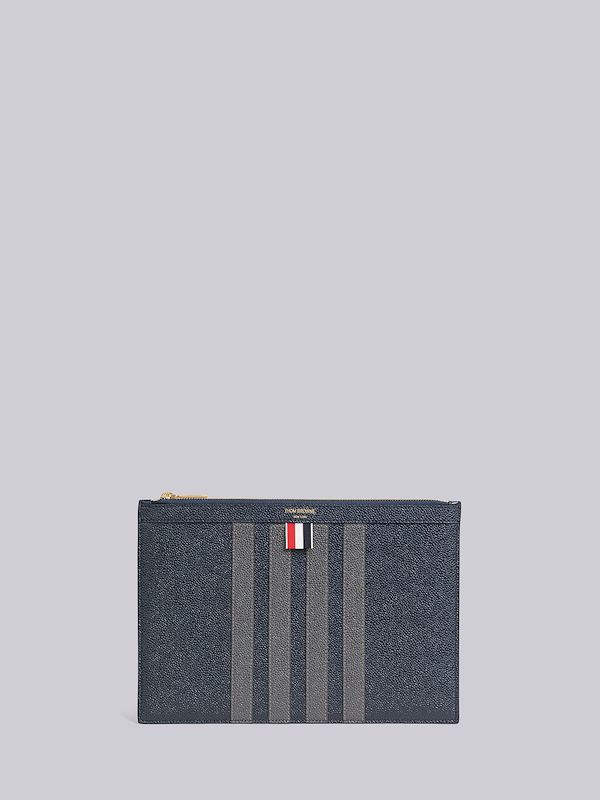 Pebble Grain Leather 4-Bar Small Document Holder
