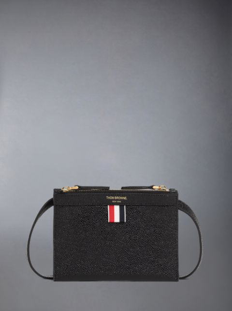 logo-print crossbody bag | Thom Browne