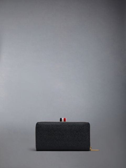 Vacchetta Leather Single Card Holder | Thom Browne