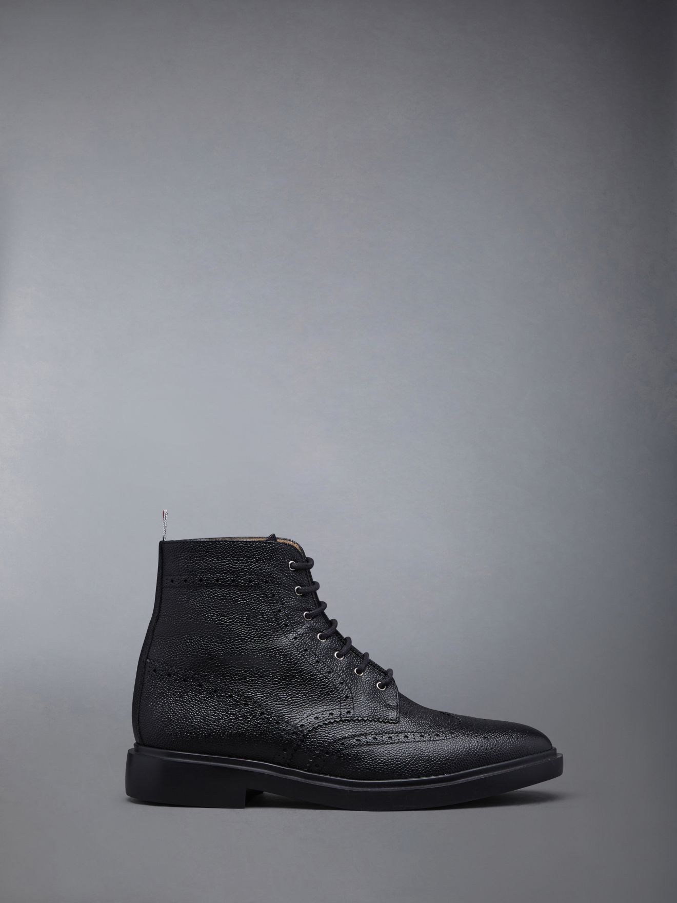 Pebble Grain Wingtip Boot | Thom Browne