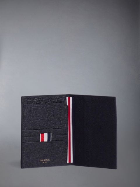 pebbled-leather passport holder