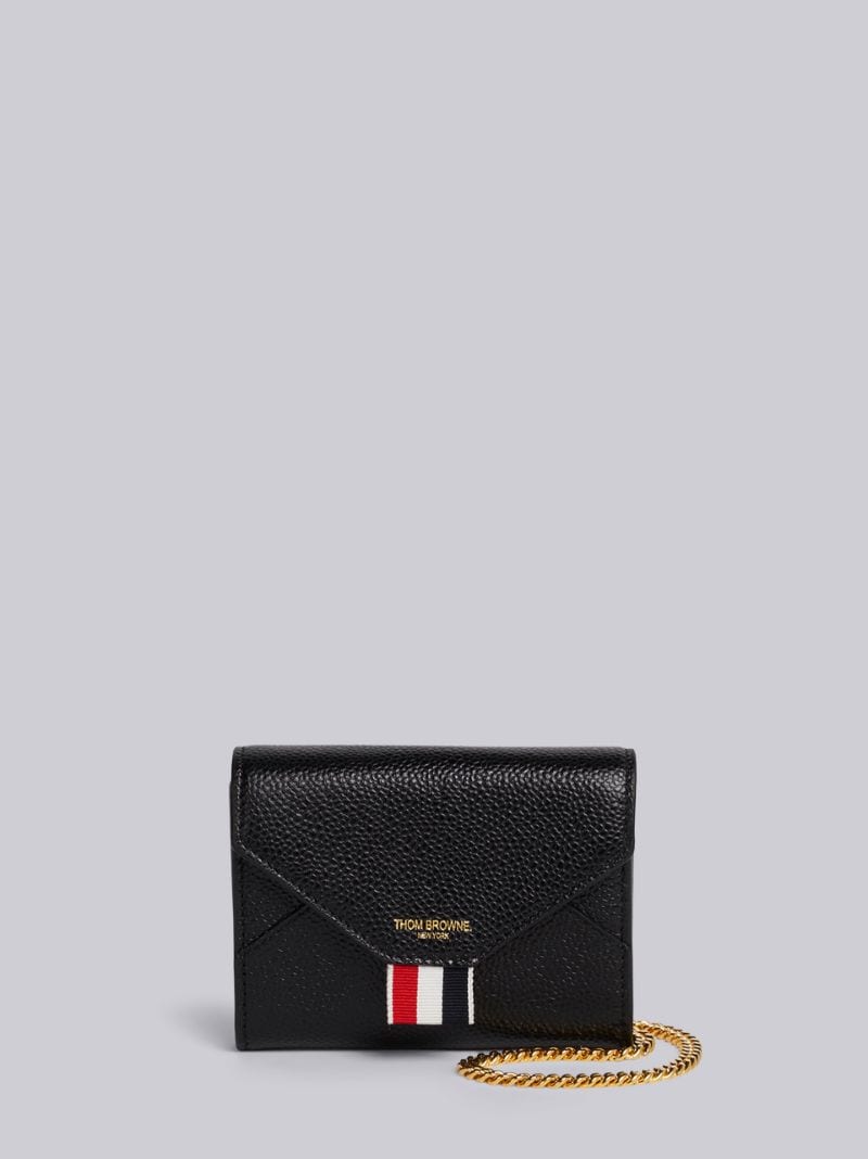 Pebbled Short Envelope Wallet