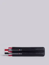 Pen And Pencil Set With Case In Pebble Grain