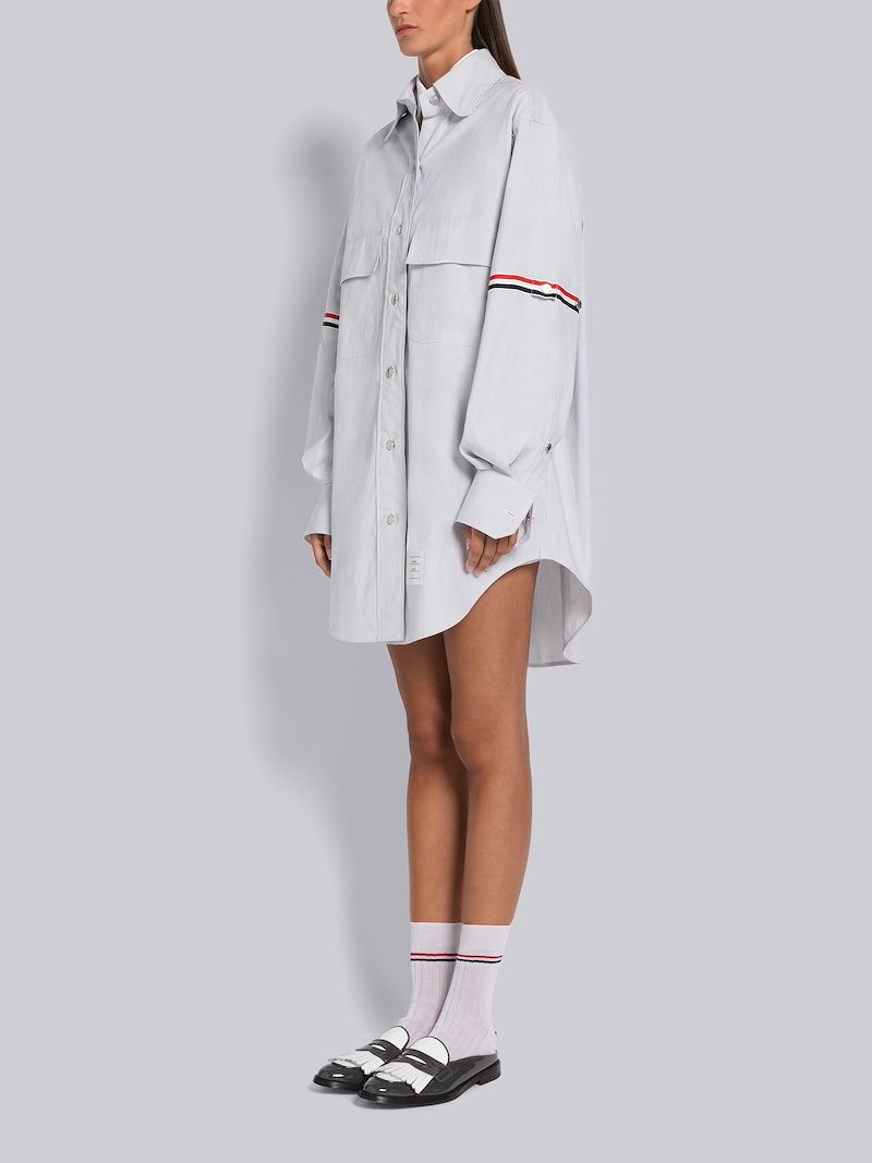 Pincord Supersized Mini Shirtdress