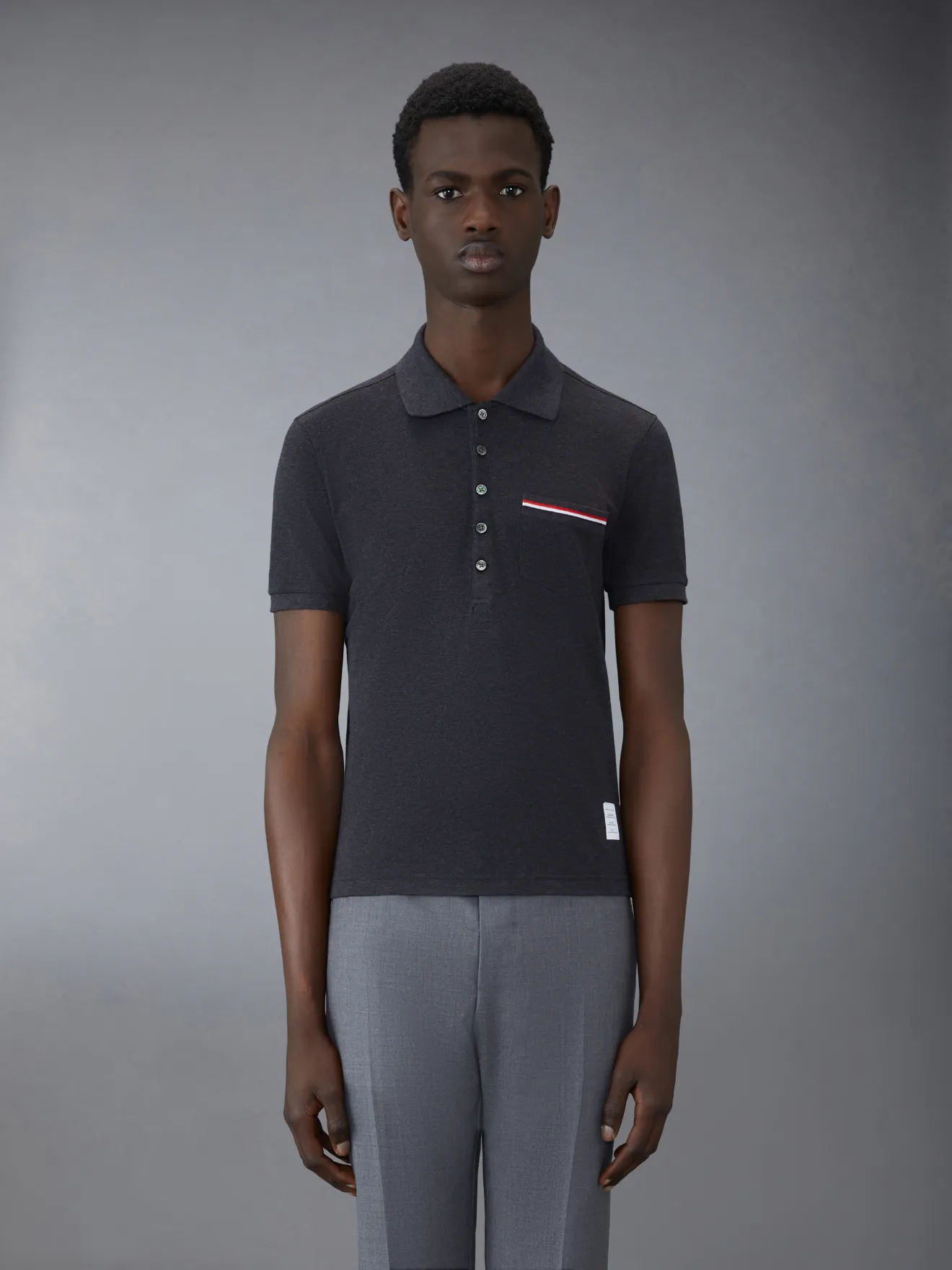 Pique Pocket Polo | Thom Browne