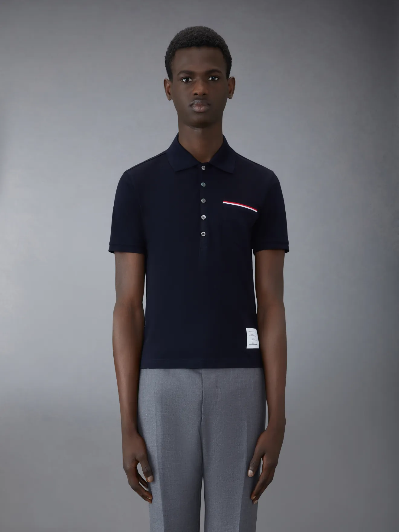 Pique Pocket Polo | Thom Browne