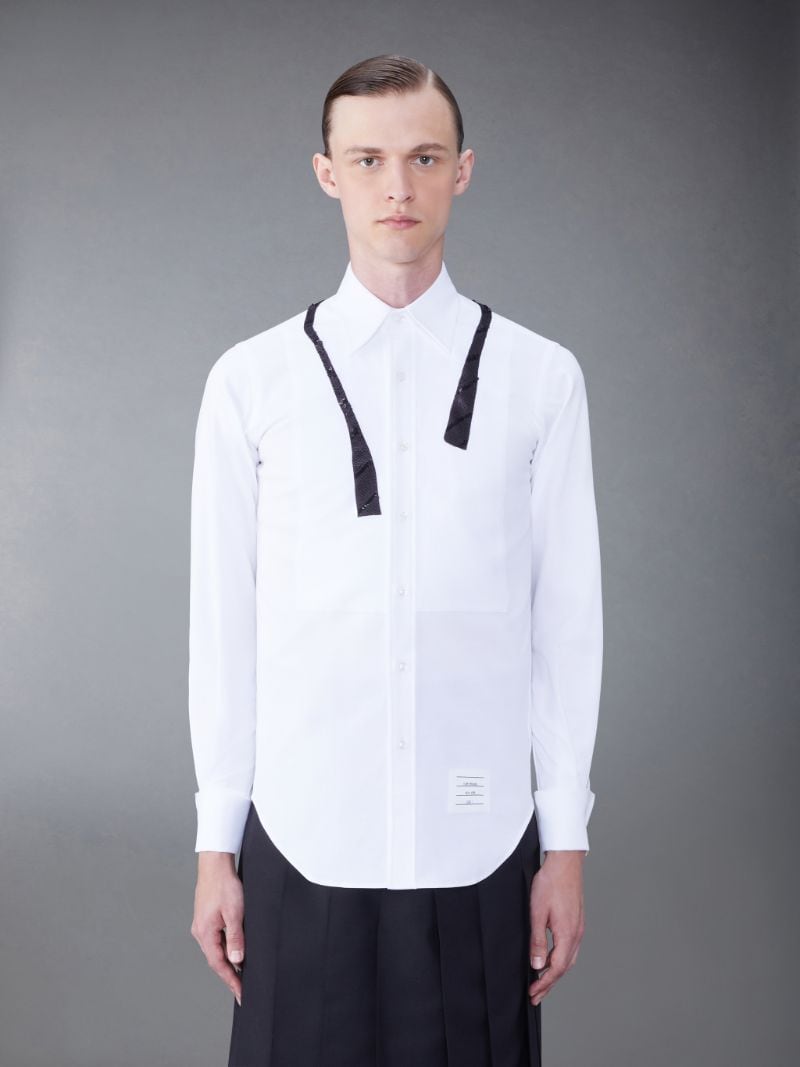 Pique Sequin Shirt | Thom Browne