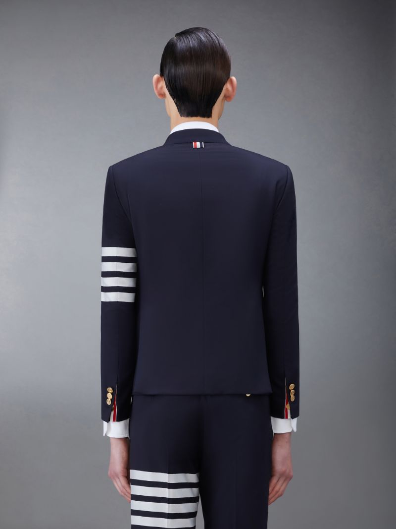 Plain Weave 4-Bar High Armhole Sport Coat | Thom Browne