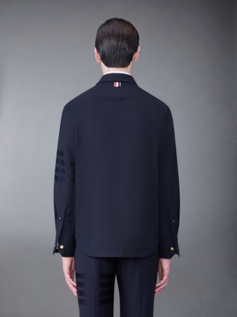 Plain Weave 4-Bar Shirt Jacket | Thom Browne