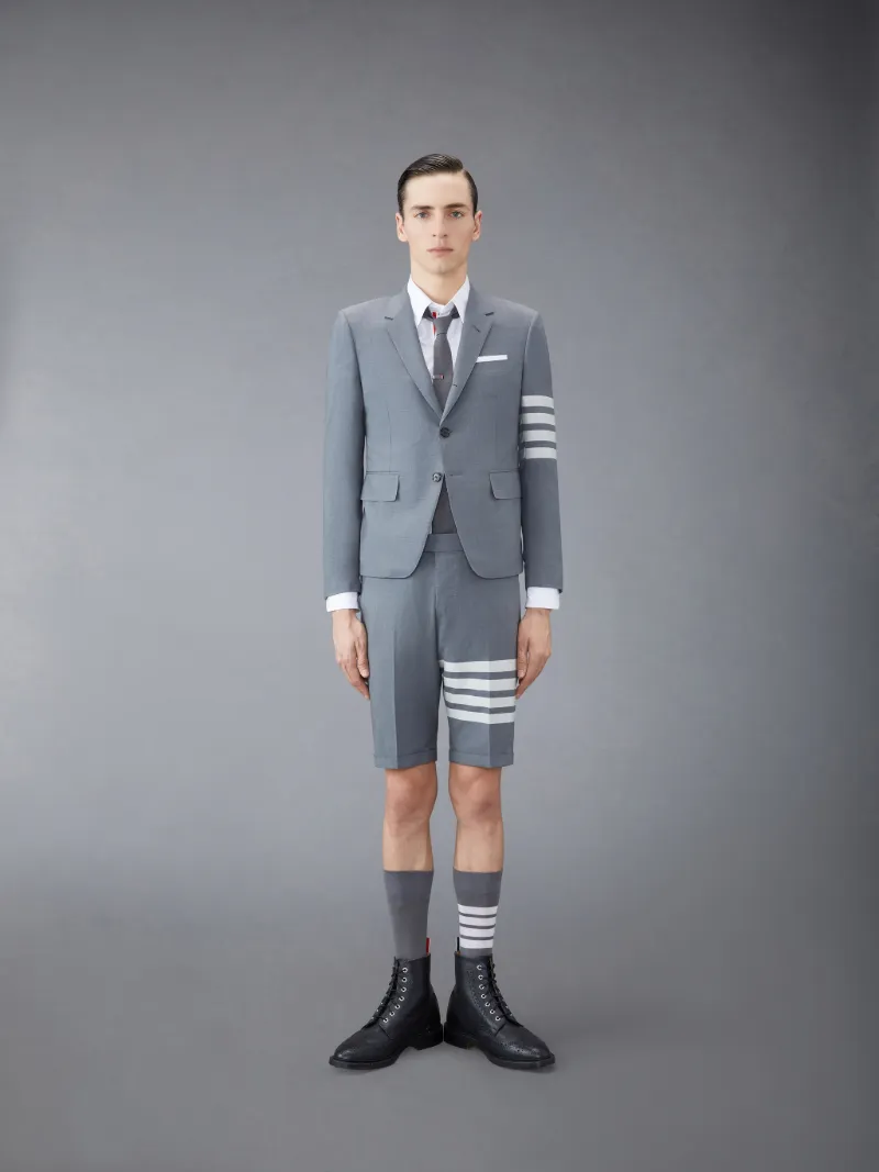 Plain Weave 4-Bar Slim Fit Sport Coat | Thom Browne