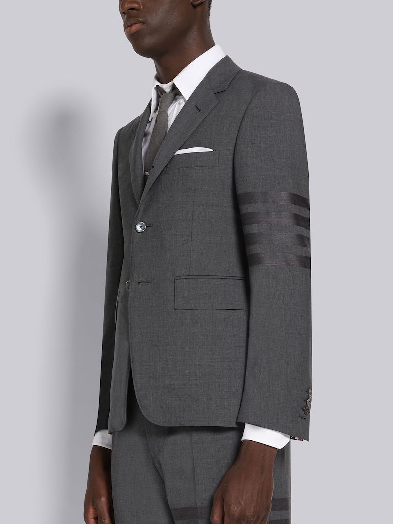 PLAIN WEAVE SUITING 4-BAR CLASSIC SPORT COAT