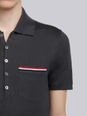 丝光单珠地短袖 POLO 衫