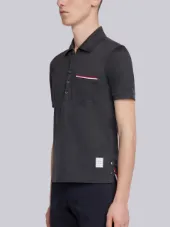 丝光单珠地短袖 POLO 衫