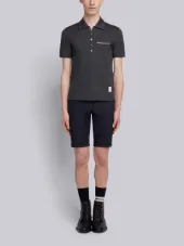 丝光单珠地短袖 POLO 衫