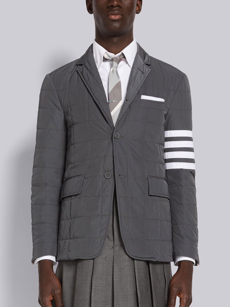 Poly Twill 4-Bar Down Sport Coat