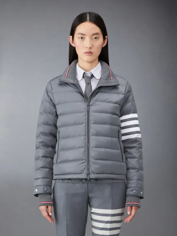 Poly Twill 4-Bar Funnel Neck Down Ski Jacket