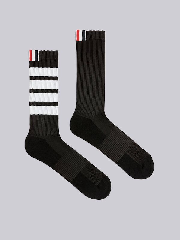 POLYESTER TECH 4-BAR MID CALF SOCKS