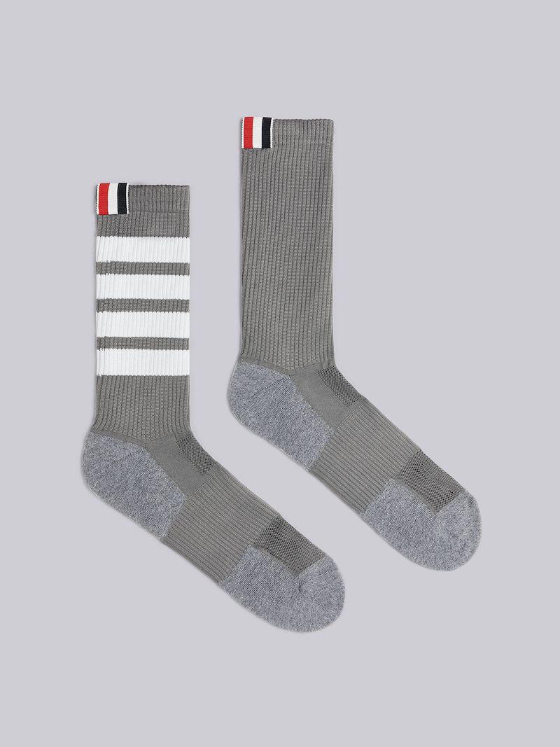 POLYESTER TECH 4-BAR MID CALF SOCKS