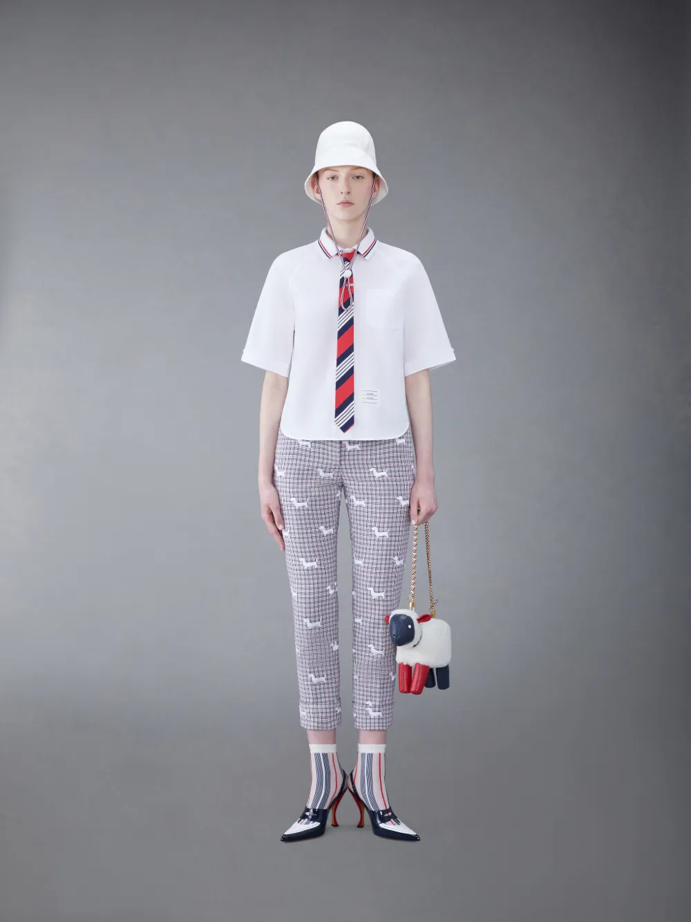 Poplin Box Pleat Shirt | Thom Browne