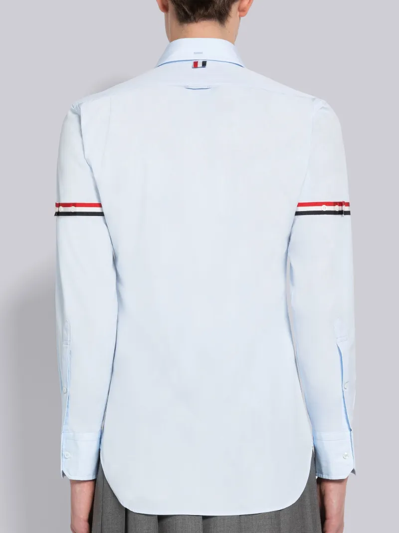 Poplin Grosgrain Armband Classic Shirt