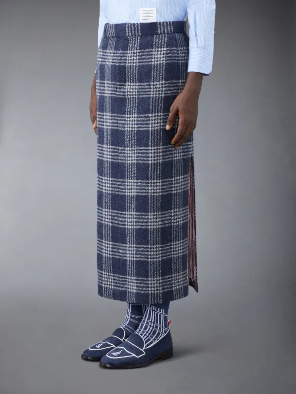 Men's wool hotsell plaid skirt