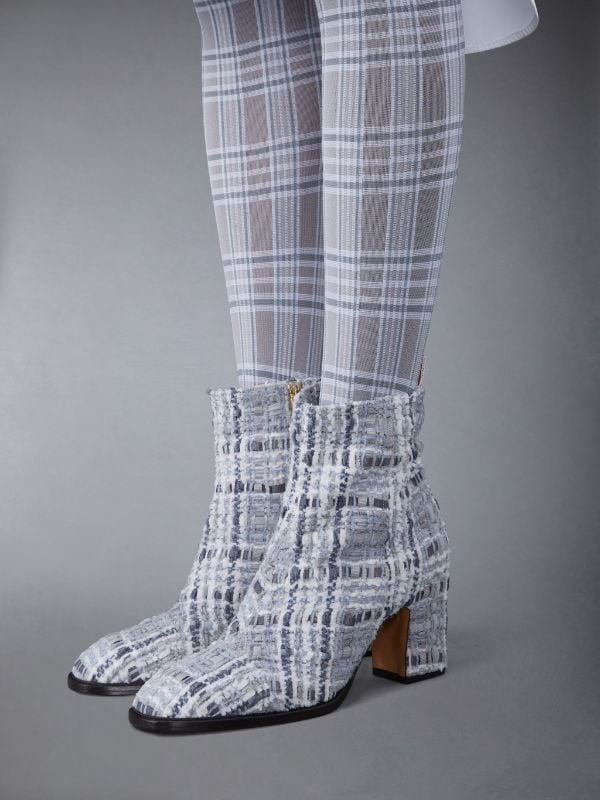 side-buckle 75mm ankle boots