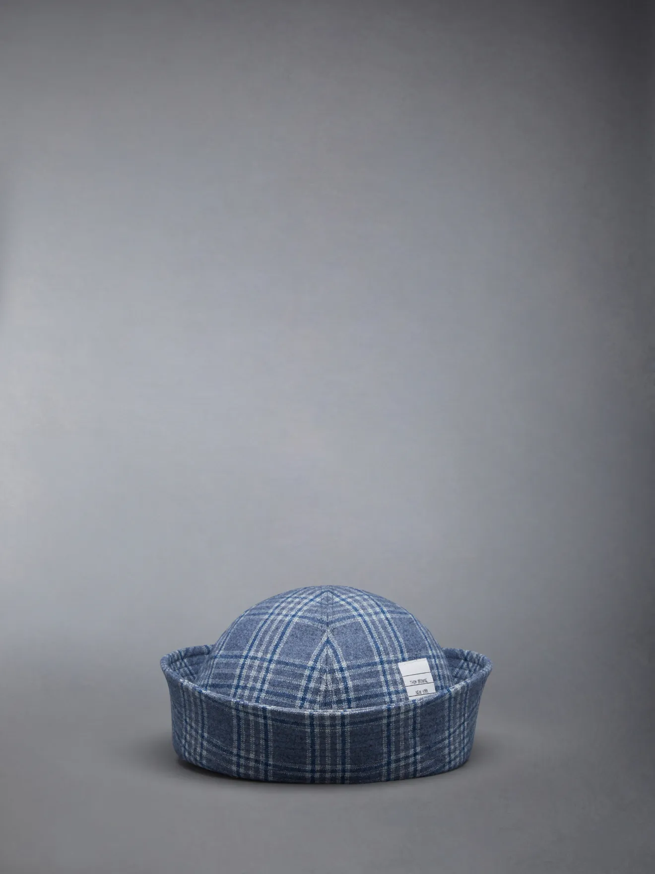 Prince of Wales Flannel Turn Back Bucket Hat | Thom Browne